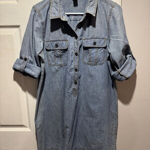 J CREW Jean Dress CUTE